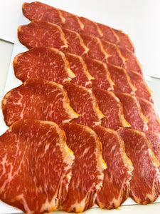 Sobre de lomo de cebo de campo ibérico 75% loncheado 100g (Salamanca)