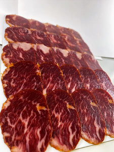 Sobre de Lomito (presa) de bellota ibérico 100% DO Guijuelo loncheado 100g